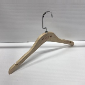 NA İTL4413db          44CM  - WOODEN HANGERS SHIRT-BLOUSE HANGERS  $i