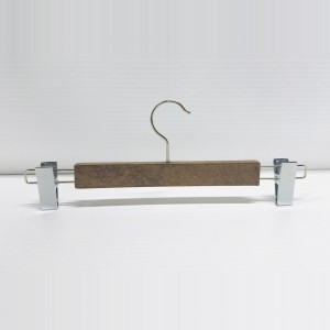 WOODEN HANGERS TROUSERS-SKIRT HANGERS NA P426              WALNUT 37-41,1.4