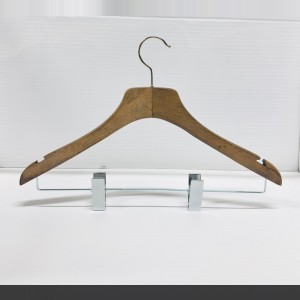 NA05 4413M            44CM 44,1.3 - WOODEN HANGERS SHIRT-BLOUSE HANGERS  $i